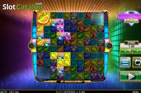 Скрин6. Diamond Fruits (Big Time Gaming) слот