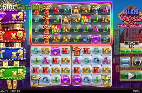 Скрин3. Slot Vegas Fully Loaded Megaquads слот