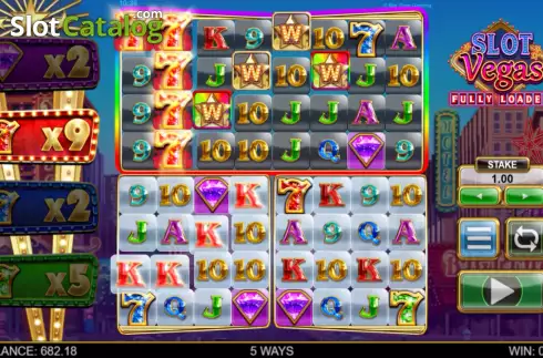 Скрин4. Slot Vegas Fully Loaded Megaquads слот