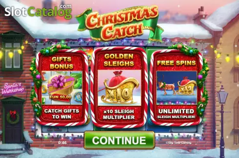 Скрин2. Christmas Catch слот