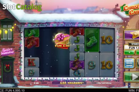 Скрин4. Christmas Catch слот