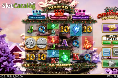 Скрин2. Christmas Megapots слот