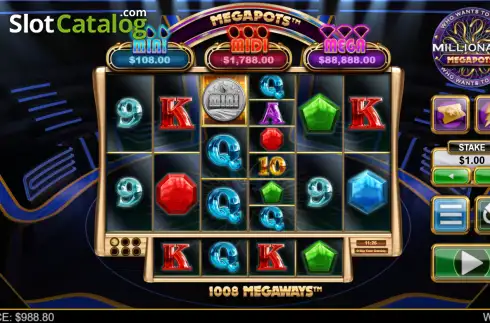 Скрин2. Millionaire Megapots слот