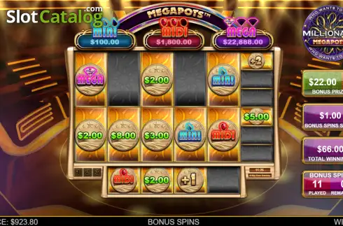 Скрин3. Millionaire Megapots слот