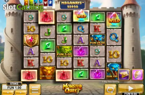 Скрин3. Monster Quest (Big Time Gaming) слот