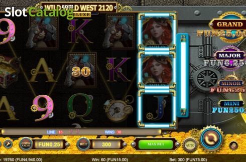 Скрин3. Wild Wild West 2120 Deluxe слот