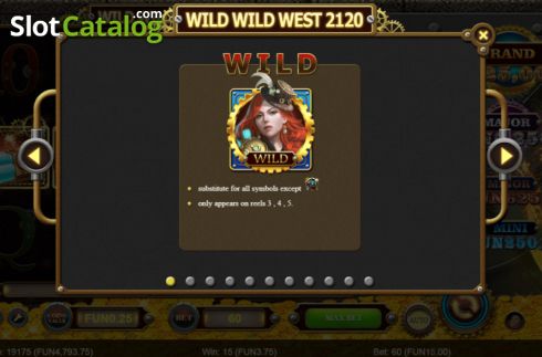 Скрин6. Wild Wild West 2120 Deluxe слот