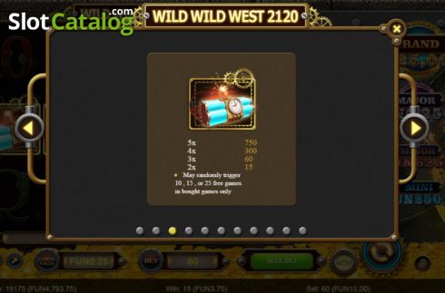 Скрин9. Wild Wild West 2120 Deluxe слот