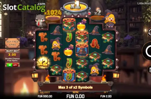 Скрин2. Little Witch Fortune слот