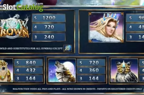 Скрин5. Snow Crown слот