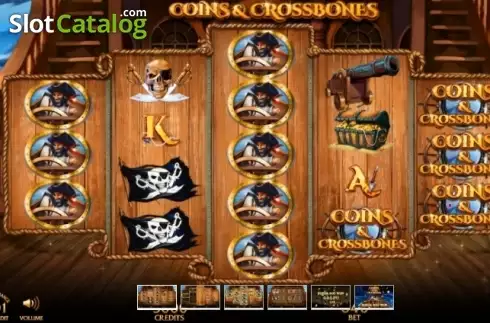 Скрин2. Coins & Crossbones слот