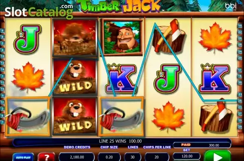 Скрин8. Timber Jack слот