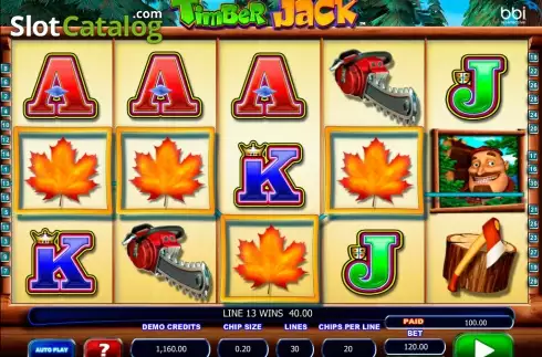 Скрин9. Timber Jack слот