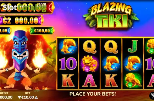 Скрин2. Blazing Tiki слот