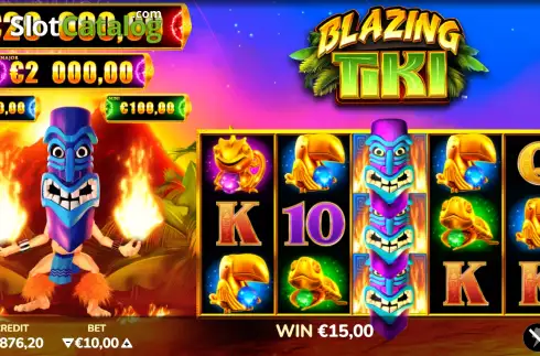 Скрин3. Blazing Tiki слот