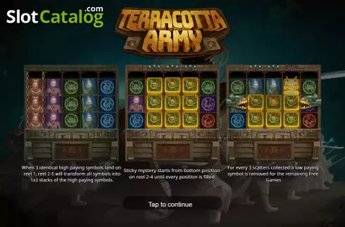 Скрин2. Terracotta Army слот