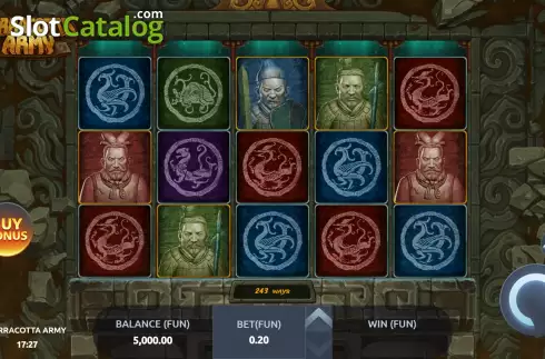 Скрин3. Terracotta Army слот