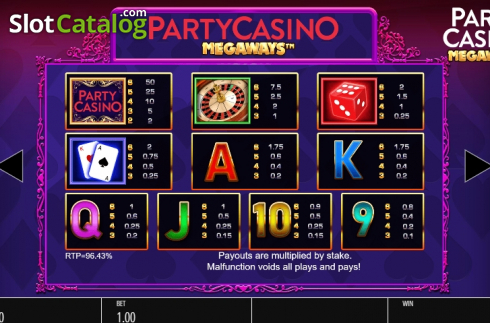 Скрин5. Party Casino Megaways слот