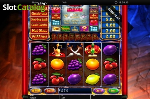 Скрин2. Genie Jackpots Cave of Wonders слот