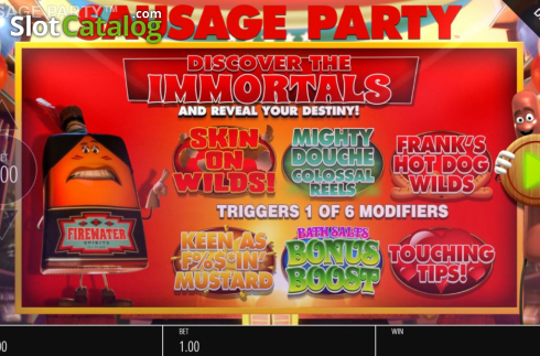 Скрин2. Sausage Party слот