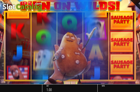 Скрин5. Sausage Party слот