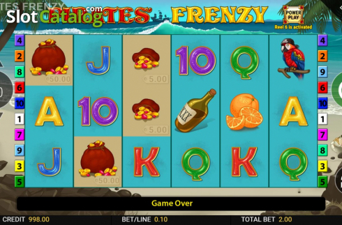 Скрин3. Pirates Frenzy слот