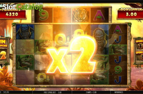 Скрин5. Gorilla Gold Megaways слот
