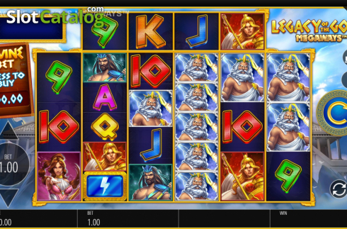 Скрин2. Legacy Of The Gods Megaways слот