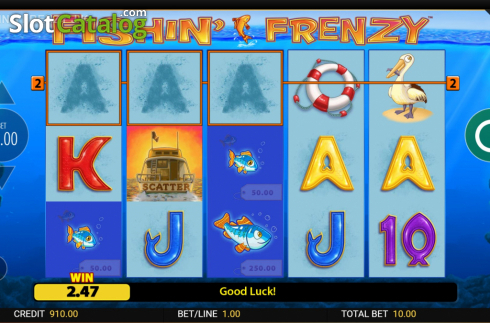 Скрин4. Fishin Frenzy Jackpot King слот