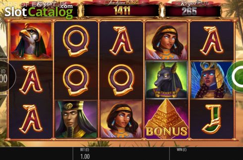 Скрин2. Wonders of Egypt Jackpot King слот
