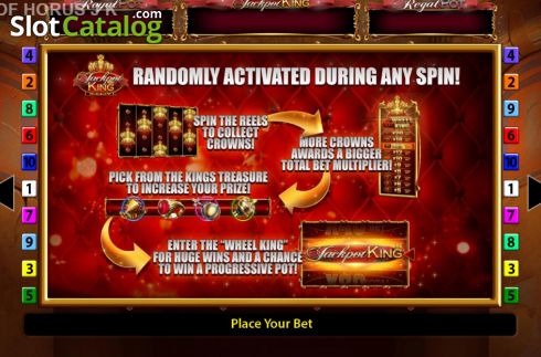 Скрин2. Eye Of Horus Jackpot King слот