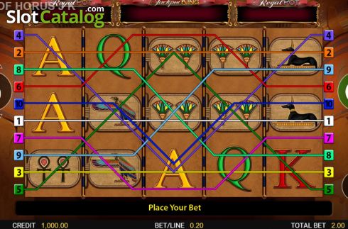 Скрин5. Eye Of Horus Jackpot King слот