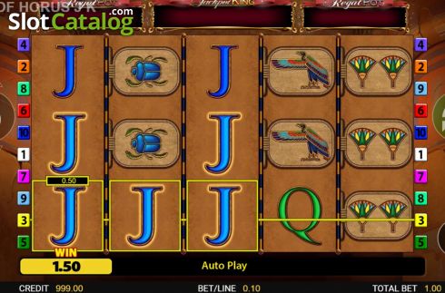Скрин6. Eye Of Horus Jackpot King слот