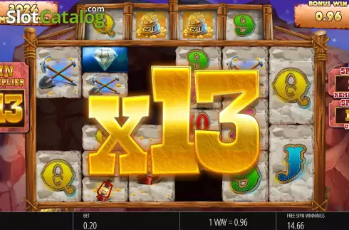 Скрин8. Diamond Mine Boost Megaways слот