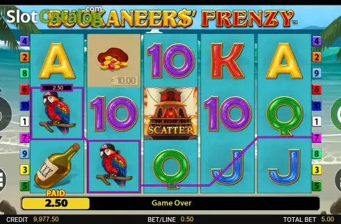 Скрин5. Buckaneers Frenzy слот