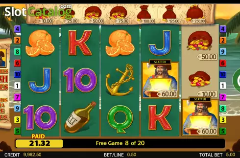 Скрин8. Buckaneers Frenzy слот
