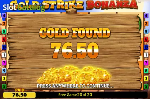Скрин9. Gold Strike Bonanza Fortune Play слот