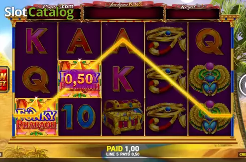 Скрин4. Funky Pharaoh Jackpot King слот