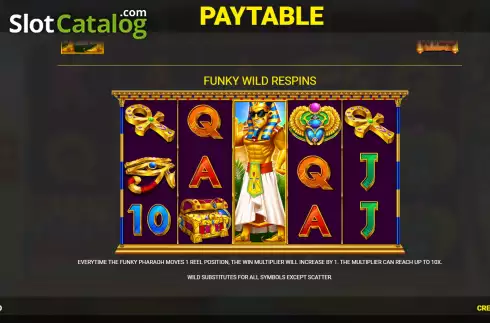 Скрин7. Funky Pharaoh Jackpot King слот