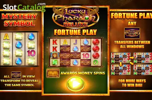 Скрин2. Lucky Pharaoh Deluxe Fortune Play слот