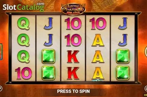 Скрин3. Lucky Pharaoh Deluxe Fortune Play слот
