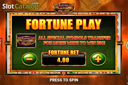 Скрин9. Lucky Pharaoh Deluxe Fortune Play слот