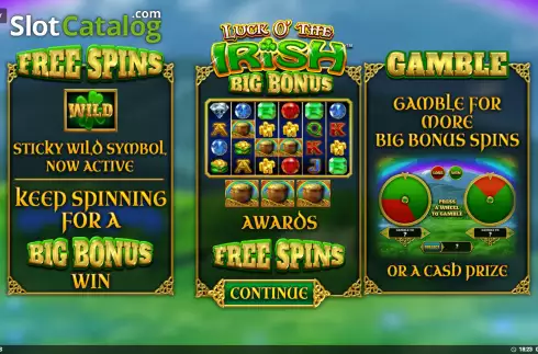 Скрин2. Luck O' The Irish Big Bonus слот
