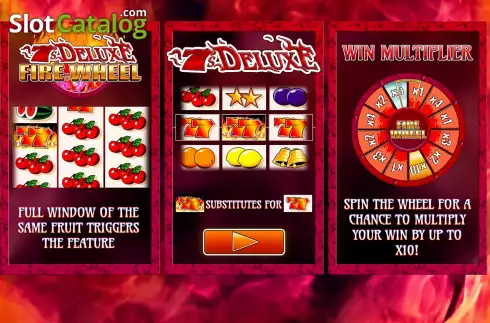 Скрин2. 7s Deluxe Fire Wheel слот
