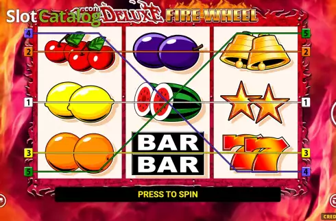 Скрин3. 7s Deluxe Fire Wheel слот