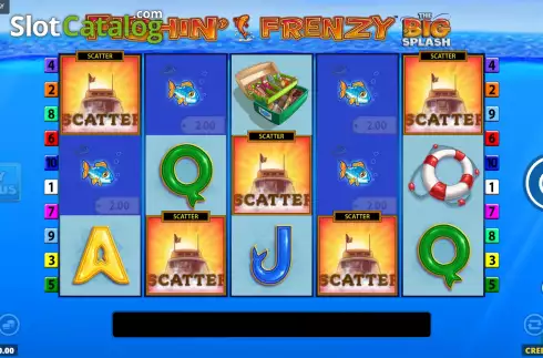 Скрин7. Fishin' Frenzy The Big Splash слот
