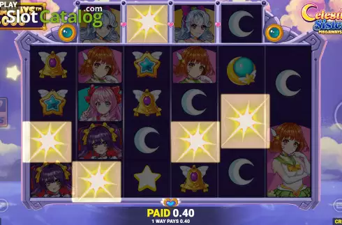 Скрин5. Celestial Sisters Megaways слот