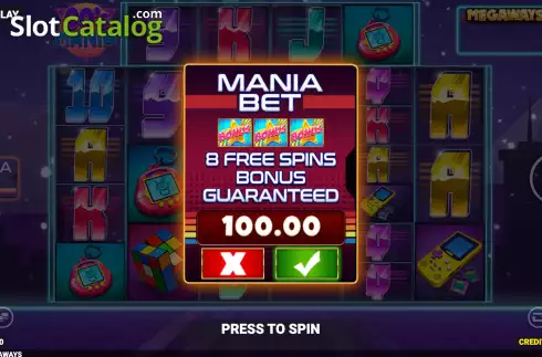 Скрин5. 90's Mania Megaways слот