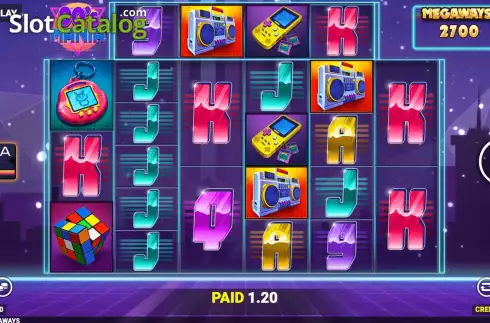 Скрин4. 90's Mania Megaways слот