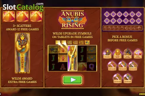 Скрин2. Anubis Rising слот